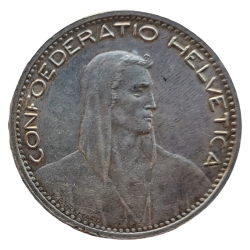 Svizzera. 5 Franchi 1923.