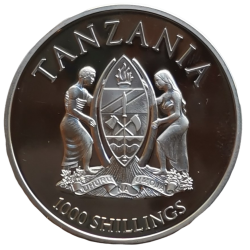 Tanzania. 1000 Scellini 2014.