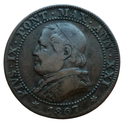 Un Soldo 1839. Pio IX (1846...
